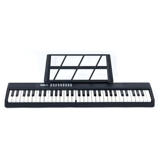 電子ピアノ 61鍵盤 折り畳み式  充電型 MIDI対応 200種音色 二つステレオスピーカ 初心者向け コンパクト