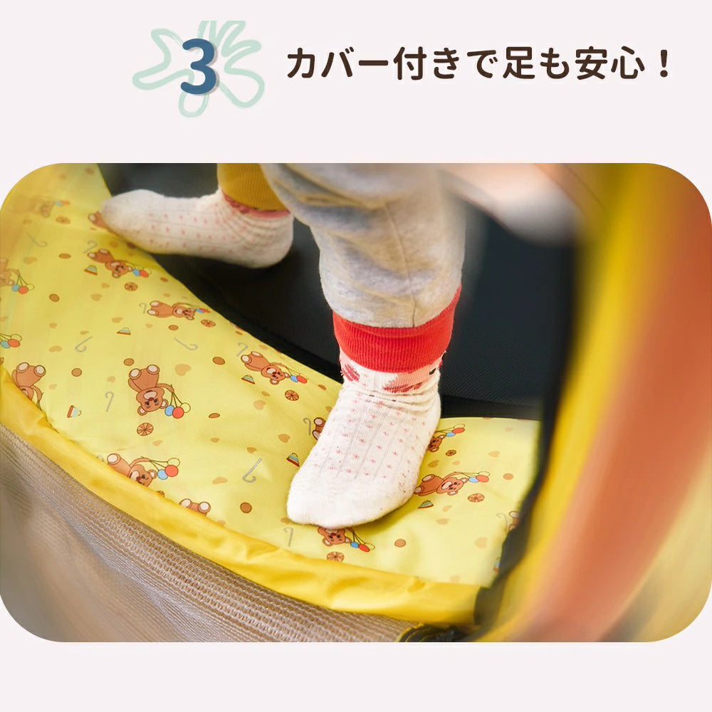子供用トランポリン 子供 トランポリン 子供用 大型 室内 室外 飛び出し防止安全保護ネット付き 滑り止め設計 耐荷重100kg 体操用 直径140cm 120cm 静音 保育園 幼稚園