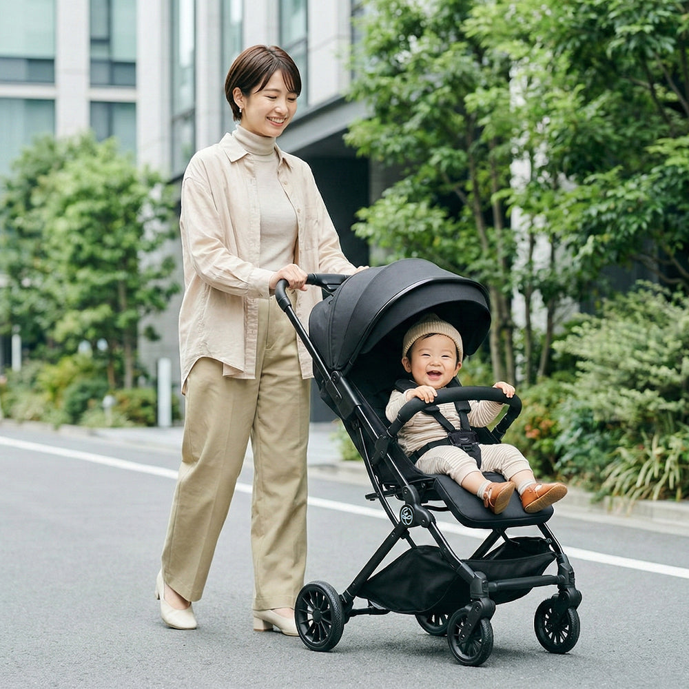 HZDMJ ベビーカー 折りたたみ 自立 軽量 コンパクト 折りたたみベビーカー 小型 リクライニング おしゃれ 出産お祝い サンシェード 新生児 通気性抜群 防寒 耐荷重15kg プレゼント ギフト