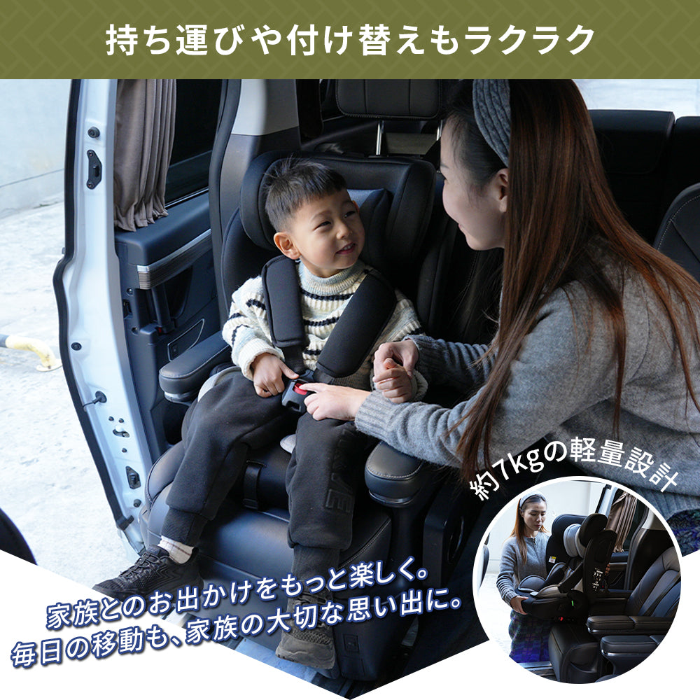 HZDMJ チャイルドシート R129 ISOFIX シートベルト固定 9ヶ月～12歳頃 新生児 赤ちゃん 子供 6段階調節 取付簡単 出産祝い 長く使える EU安全基準 ECE認証済み