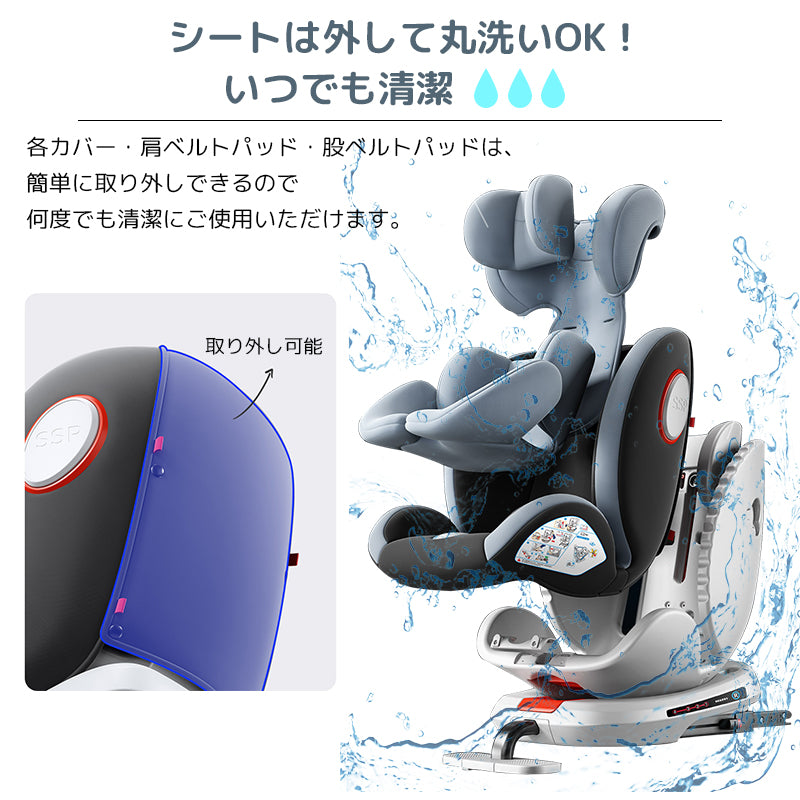 E090 HZDMJ チャイルドシート 360度 回転式 ISOFIX対応 E090 HZDMJ チャイルドシート 360度 回転式 ISOFIX対応 Amazon