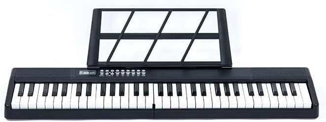 HZDMJ キーボード ピアノ 電子ピアノ 61鍵盤 88鍵盤 スタンド スリム MIDI対応 軽量 初心者 コンパクト 高音質 ピアノタッチ 譜面台 持ち運び 楽器 練習 電子キーボード 練習モード 折り畳み式 折りたたみ
